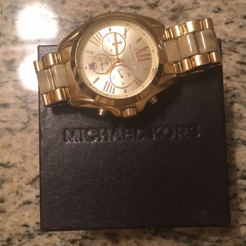 Michael Kors Women’s Gold Tone Chronograph Watch
